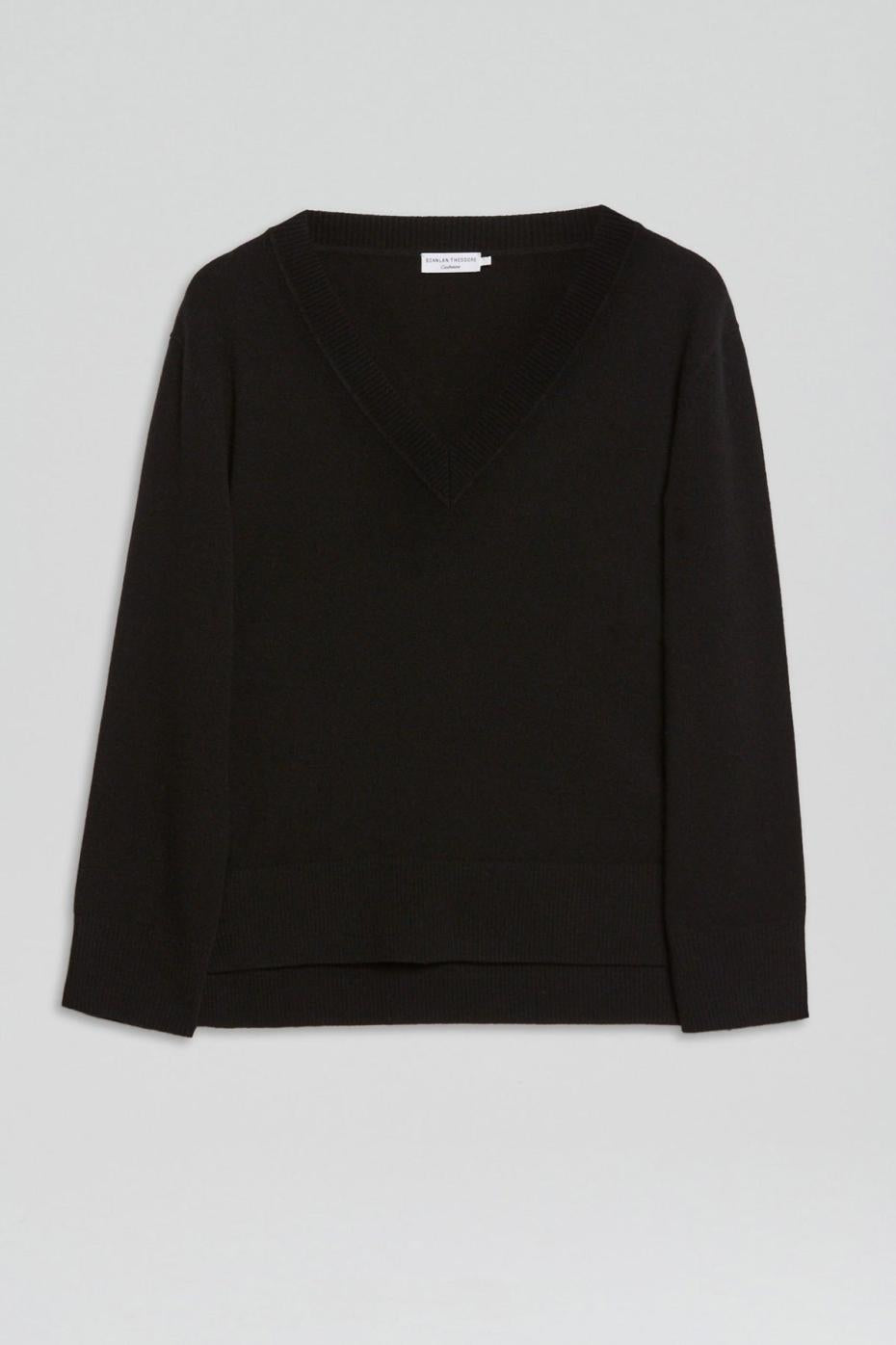Sweaters | Women Scanlan Theodore CASHMERE V Black