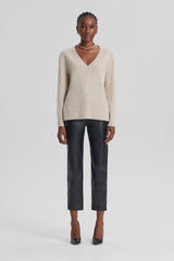 Sweaters | Women Scanlan Theodore CASHMERE V Wheat