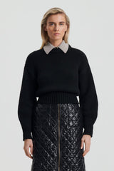 Sweaters | Women Scanlan Theodore COCOON SWEATER Black
