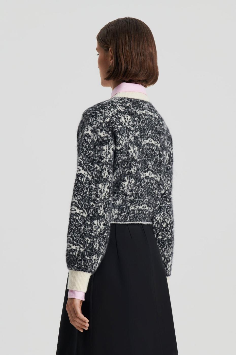 Sweaters | Women Scanlan Theodore OCELOT COCOON SWEATER Black.cream