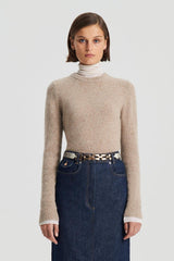 Sweaters | Women Scanlan Theodore TWEED SWEATER Taupe