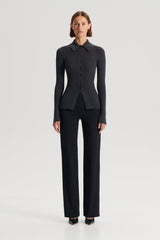 Tops | Women Scanlan Theodore BABYWOOL CARDIGAN Charcoal All