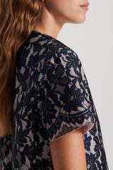 Tops | Women Scanlan Theodore BONDED LACE TOP Navy