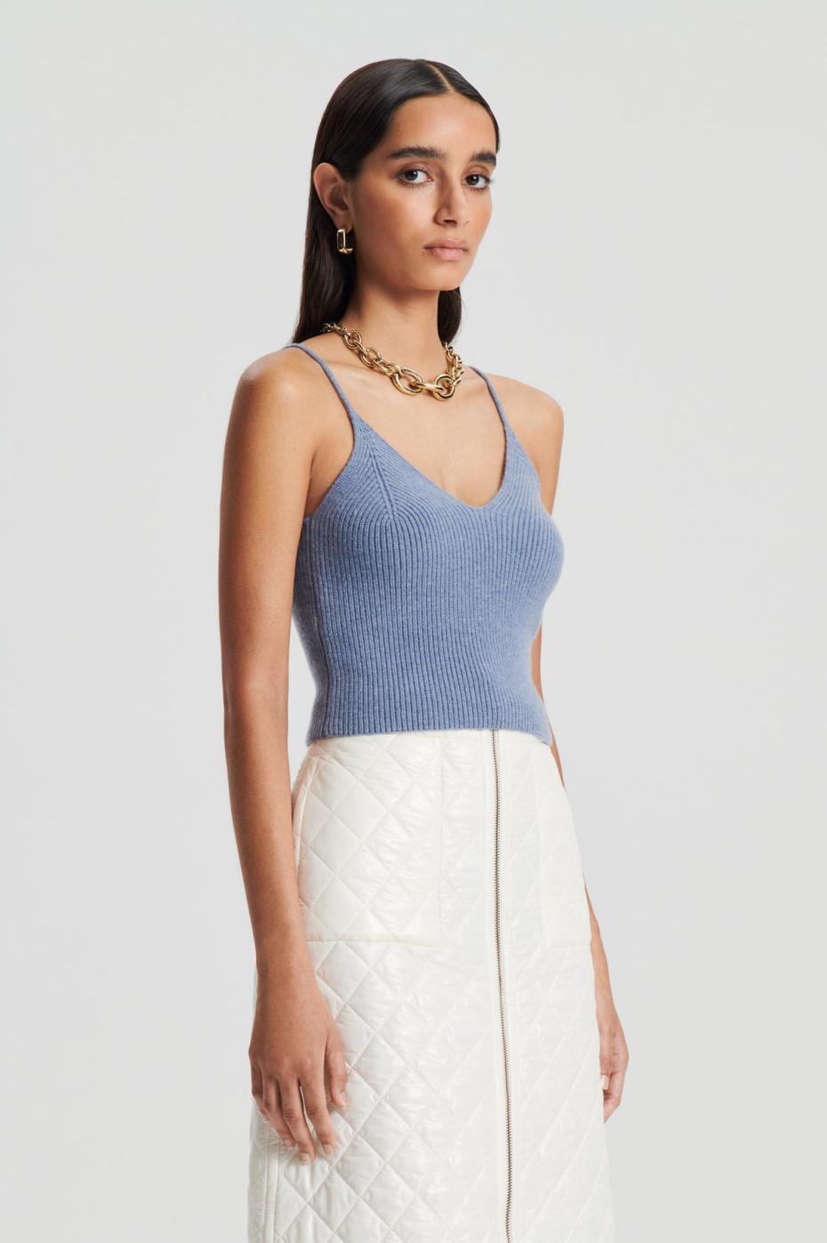 Tops | Women Scanlan Theodore CASHMERE CAMISOLE Denim