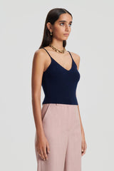 Tops | Women Scanlan Theodore CASHMERE CAMISOLE Navy X