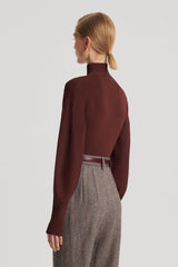 Tops | Women Scanlan Theodore COCOON SLEEVE TOP Burgundy