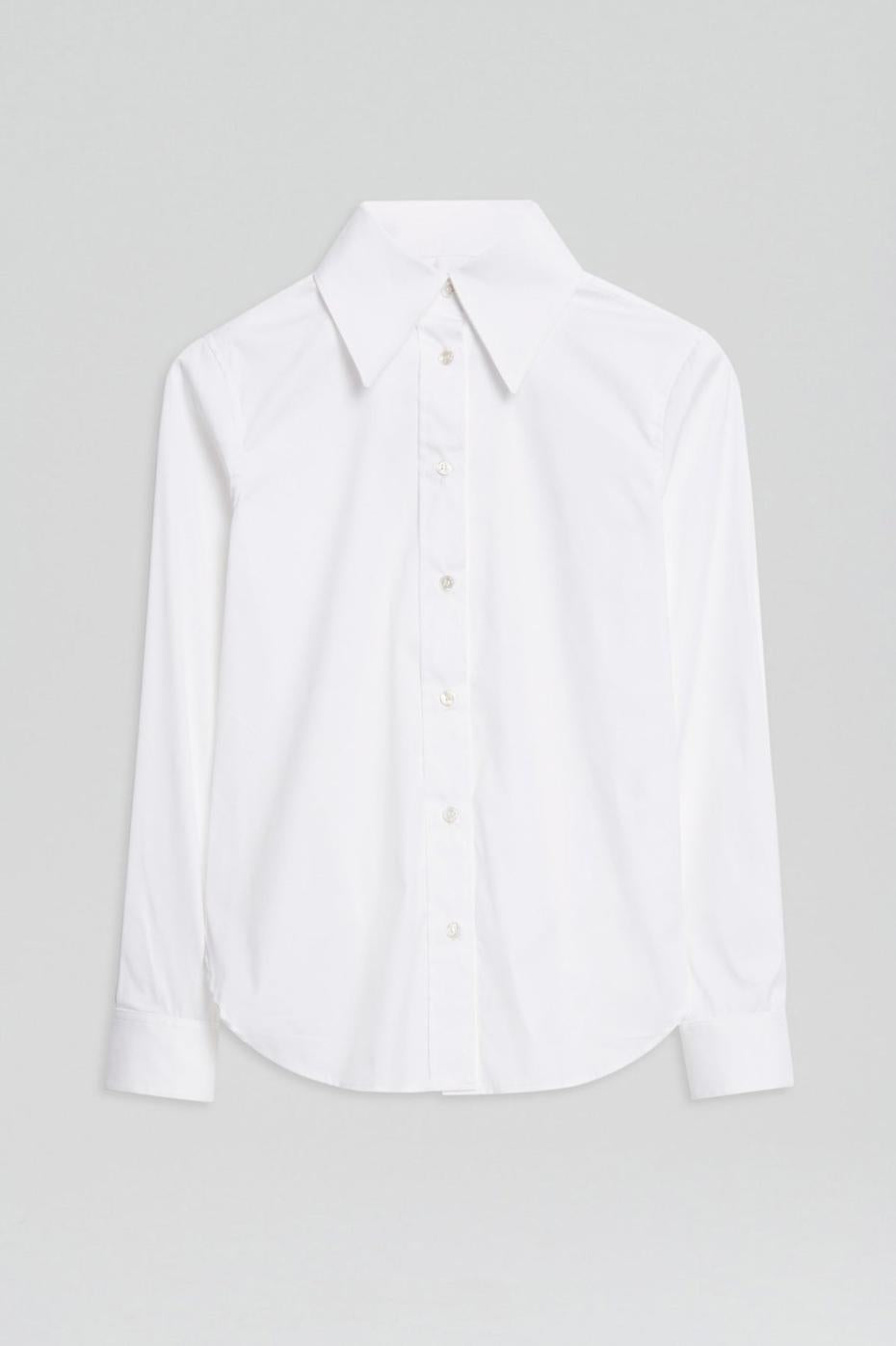 Tops | Women Scanlan Theodore COTTON SLIM FIT SHIRT White