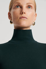 Tops | Women Scanlan Theodore CREPE KNIT COCOON SLEEVE SWEATER Dark.green