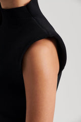 Tops | Women Scanlan Theodore CREPE KNIT MILANO SLVLSS TOP Black