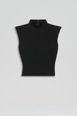 Tops | Women Scanlan Theodore CREPE KNIT MILANO SLVLSS TOP Black