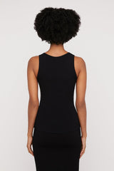 Tops | Women Scanlan Theodore CREPE KNIT SINGLET Black