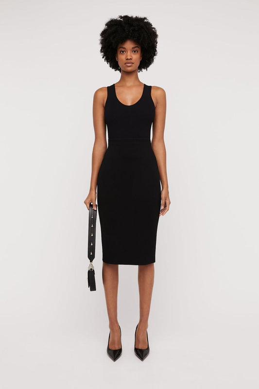 Tops | Women Scanlan Theodore CREPE KNIT SINGLET Black