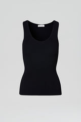 Tops | Women Scanlan Theodore CREPE KNIT SINGLET Navy