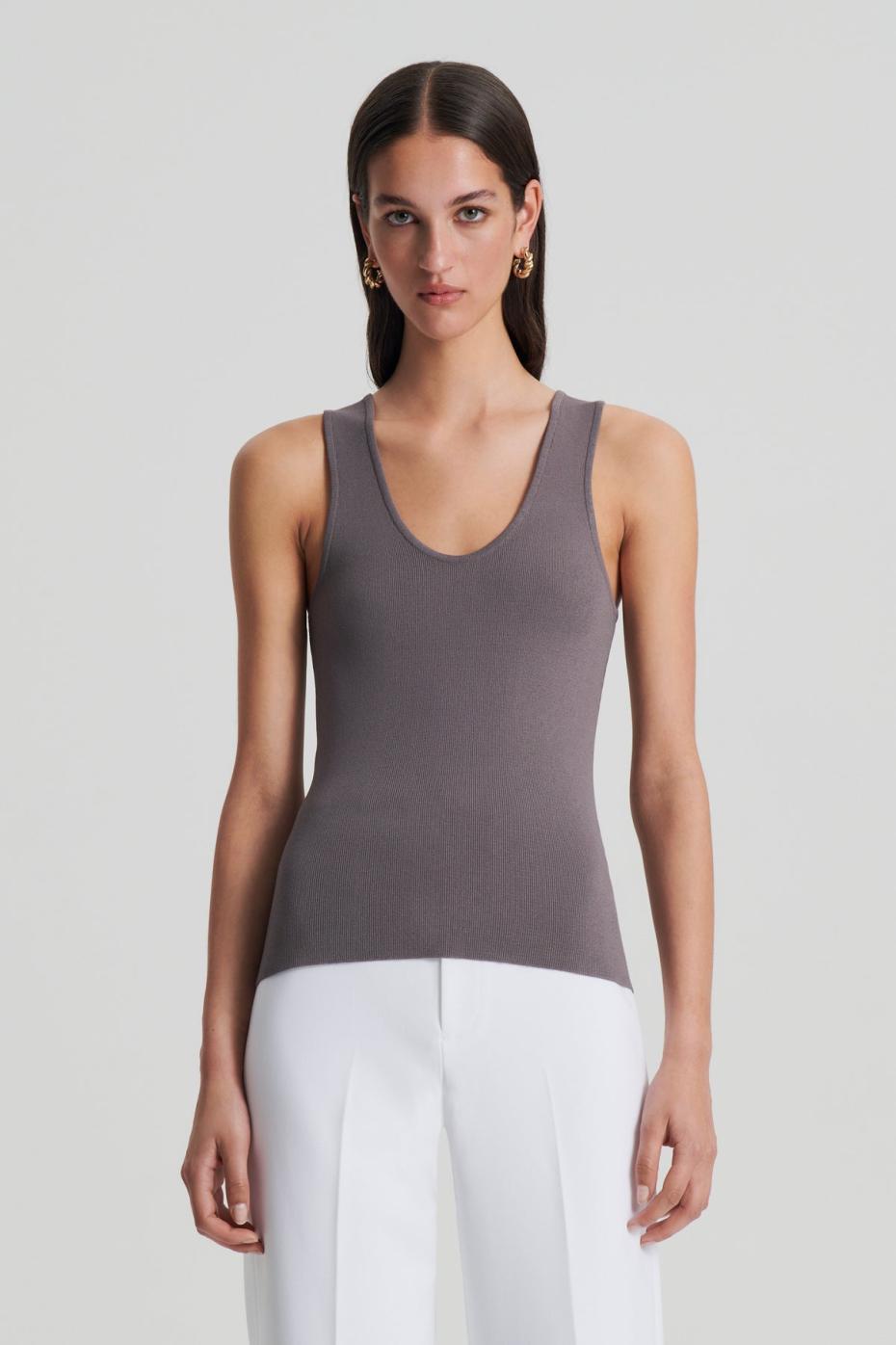Tops | Women Scanlan Theodore CREPE KNIT SINGLET Torba