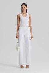 Tops | Women Scanlan Theodore CREPE KNIT SINGLET White