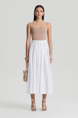 Tops | Women Scanlan Theodore CREPE KNIT SQUARE CAMISOLE Oat