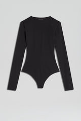 Tops | Women Scanlan Theodore CREW NECK BODYSUIT Black