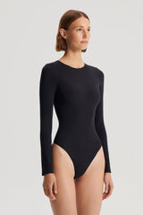 Tops | Women Scanlan Theodore CREW NECK BODYSUIT Black