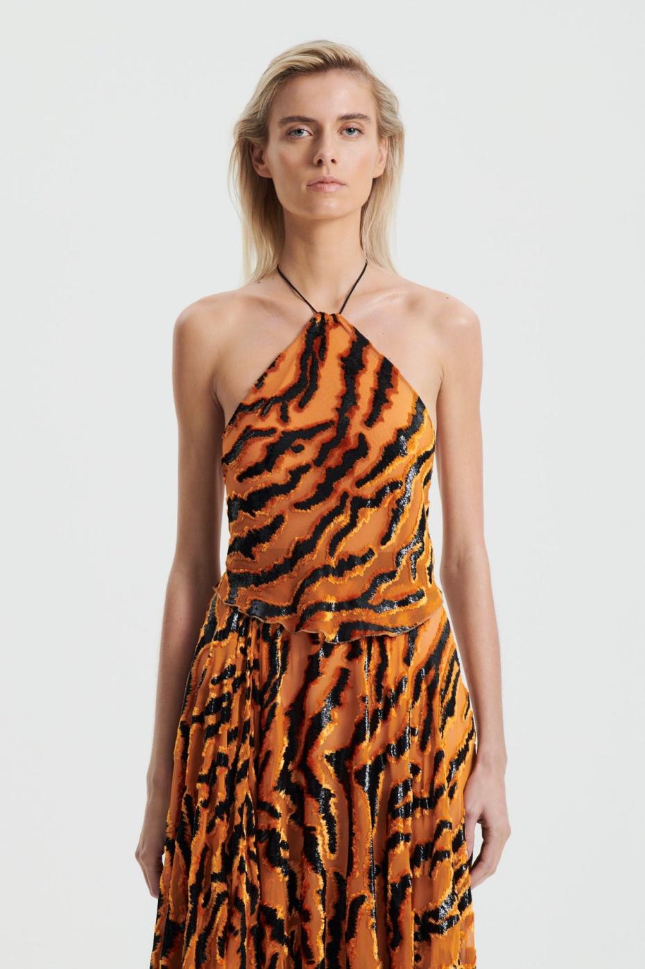 Tops | Women Scanlan Theodore FRENCH BURNT OUT TOP Burnt.orange