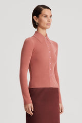 Tops | Women Scanlan Theodore KNIT SHIRT Blush