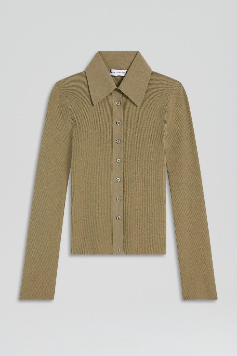 Tops | Women Scanlan Theodore KNIT SHIRT Safari