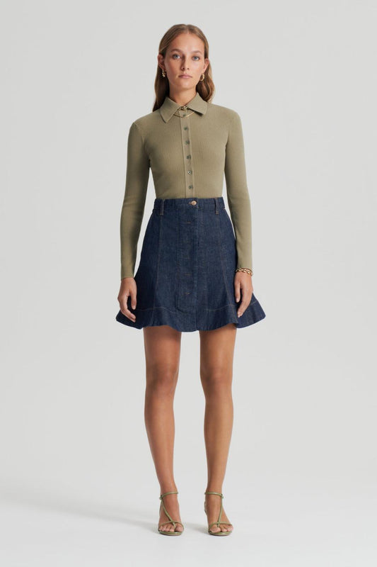 Tops | Women Scanlan Theodore KNIT SHIRT Safari