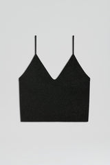 Tops | Women Scanlan Theodore METALLIC KNIT CAMISOLE Black