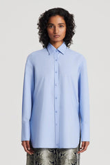 Tops | Women Scanlan Theodore PARACHUTE COTTON SHIRT Cornflower