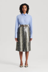 Tops | Women Scanlan Theodore PARACHUTE COTTON SHIRT Cornflower