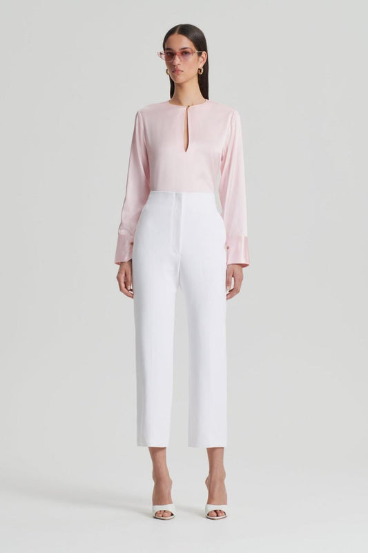 Tops | Women Scanlan Theodore SILK SATIN TOP Pale.pink