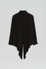 Tops | Women Scanlan Theodore SILK TIE FRONT SHIRT Black