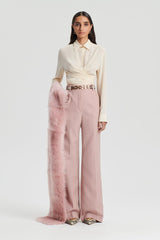 Tops | Women Scanlan Theodore SILK TIE FRONT SHIRT Oyster