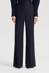 Trousers | Women Scanlan Theodore CHALK STRIPE TAILORED TROUSER Navy