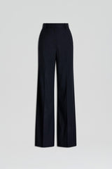 Trousers | Women Scanlan Theodore CHALK STRIPE TAILORED TROUSER Navy