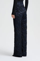 Trousers | Women Scanlan Theodore FRENCH JACQUARD TROUSER Black