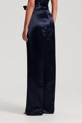 Trousers | Women Scanlan Theodore FRENCH SATIN TROUSER Ink