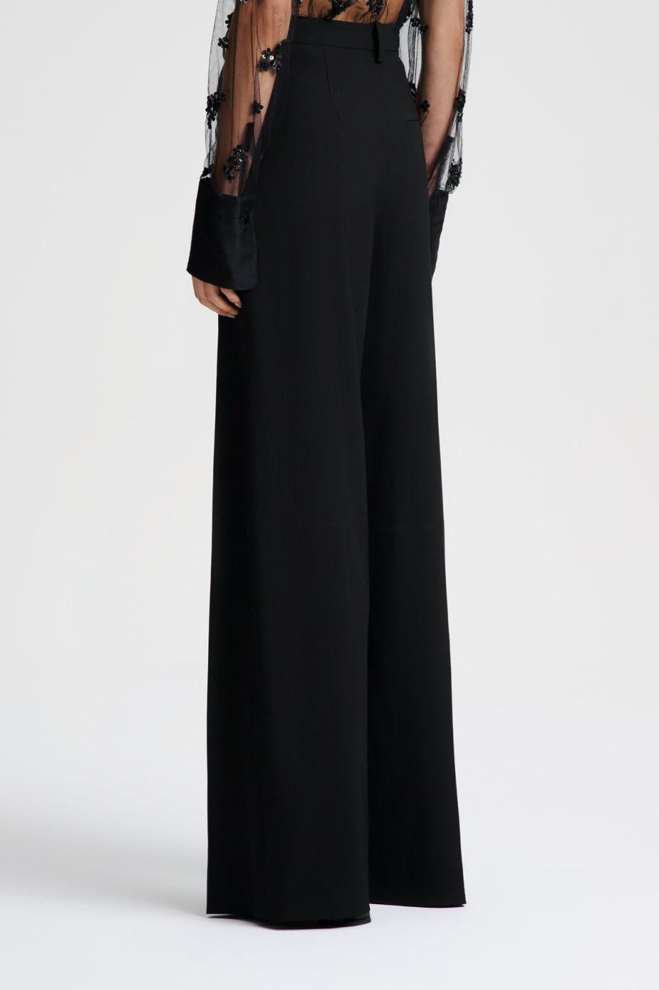 Trousers | Women Scanlan Theodore GOTHAM TAILORED TROUSER Black