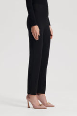 Trousers | Women Scanlan Theodore ITALIAN HIGHWAIST SLIM TROUSER Black