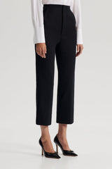 Trousers | Women Scanlan Theodore MERCERISED COTTON TROUSER Black