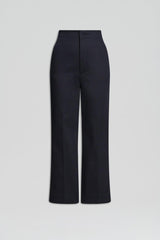 Trousers | Women Scanlan Theodore MERCERISED COTTON TROUSER Navy