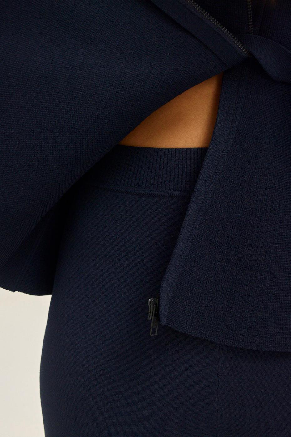 Trousers | Women Scanlan Theodore MICRO CREPE CROP TROUSER Navy