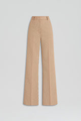 Trousers | Women Scanlan Theodore PLAID TAILORED TROUSER Caramel