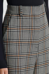 Trousers | Women Scanlan Theodore PLAID TROUSER Black.white