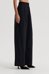 Trousers | Women Scanlan Theodore PLEAT CARGO TROUSER Black
