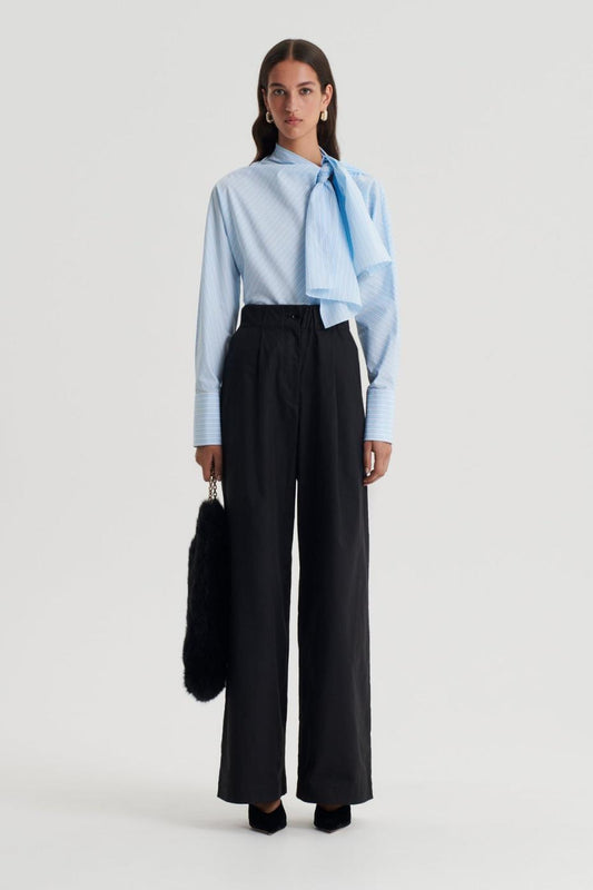 Trousers | Women Scanlan Theodore PLEAT CARGO TROUSER Black