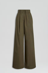 Trousers | Women Scanlan Theodore PLEAT CARGO TROUSER Jungle
