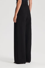 Trousers | Women Scanlan Theodore PLEAT DRAPE LEG TROUSER Black