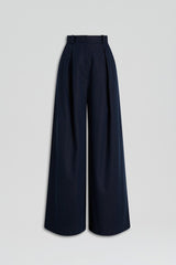 Trousers | Women Scanlan Theodore PLEAT DRAPE LEG TROUSER Navy