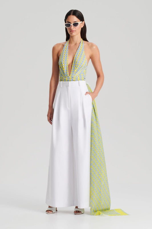 Trousers | Women Scanlan Theodore PLEAT DRAPE LEG TROUSER Optical.white