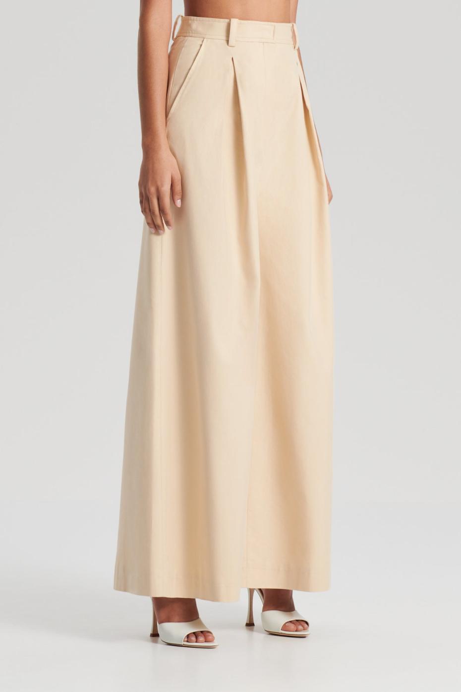 Trousers | Women Scanlan Theodore PLEAT DRAPE LEG TROUSER Sand